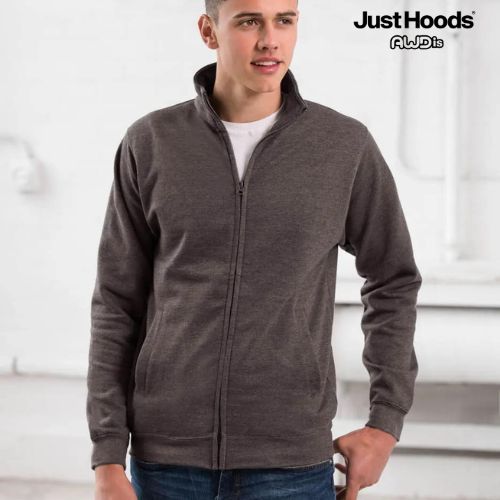 Pull 1/4 zippé homme just Hood JH047