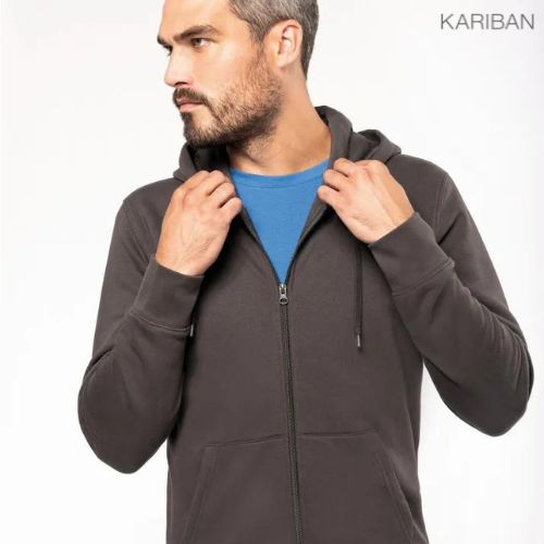 Sweat à capuche zippé Kariban K4030