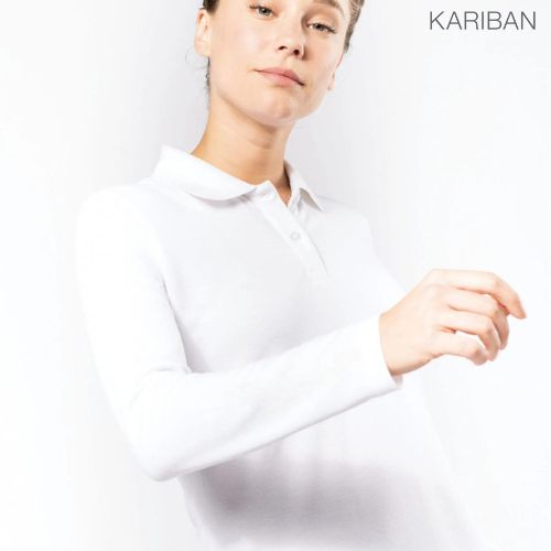 Polo manche longue Kariban femme WK277