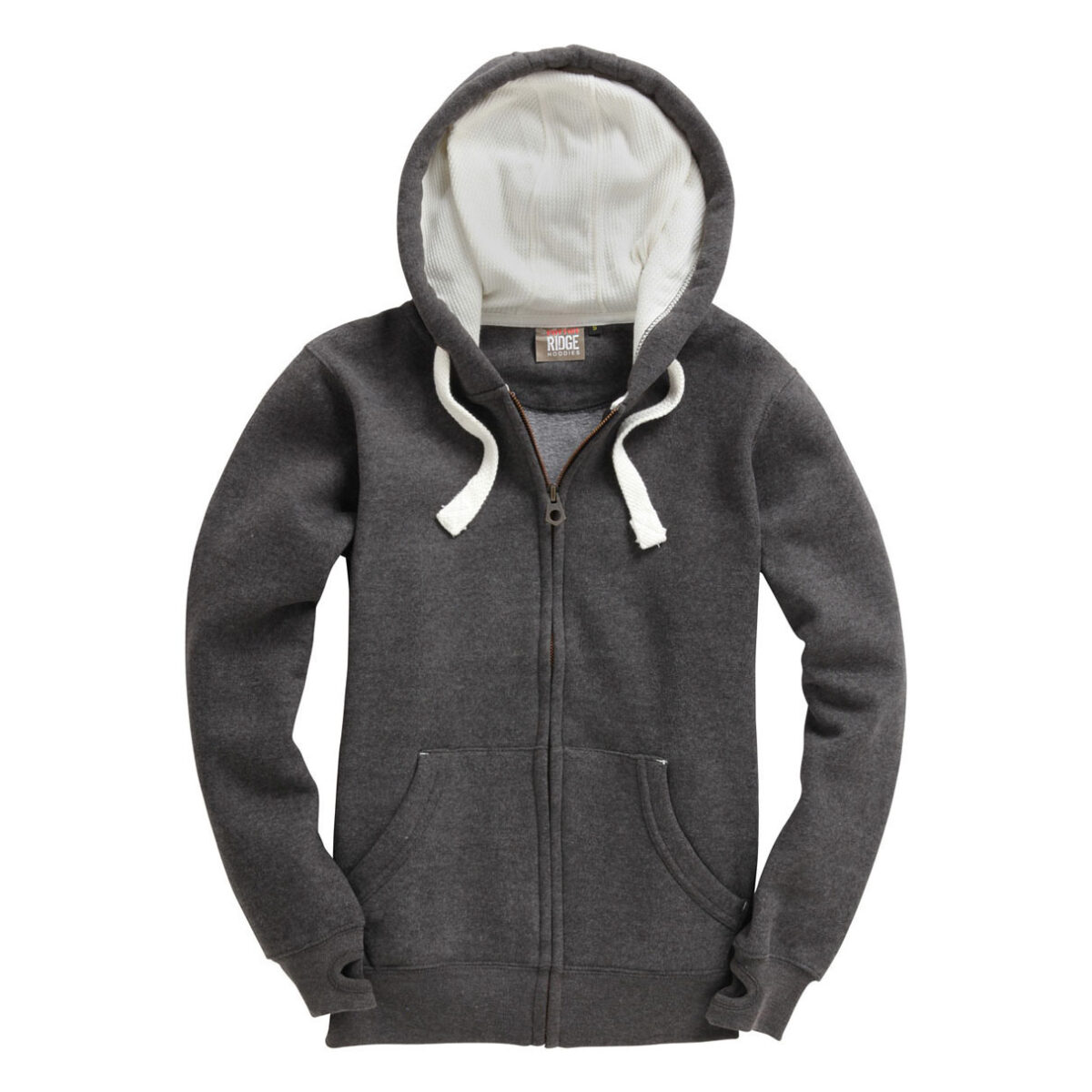 SWEATSHIRT COTTON RIDGE HOODIE ZIPPÉ – Image 7