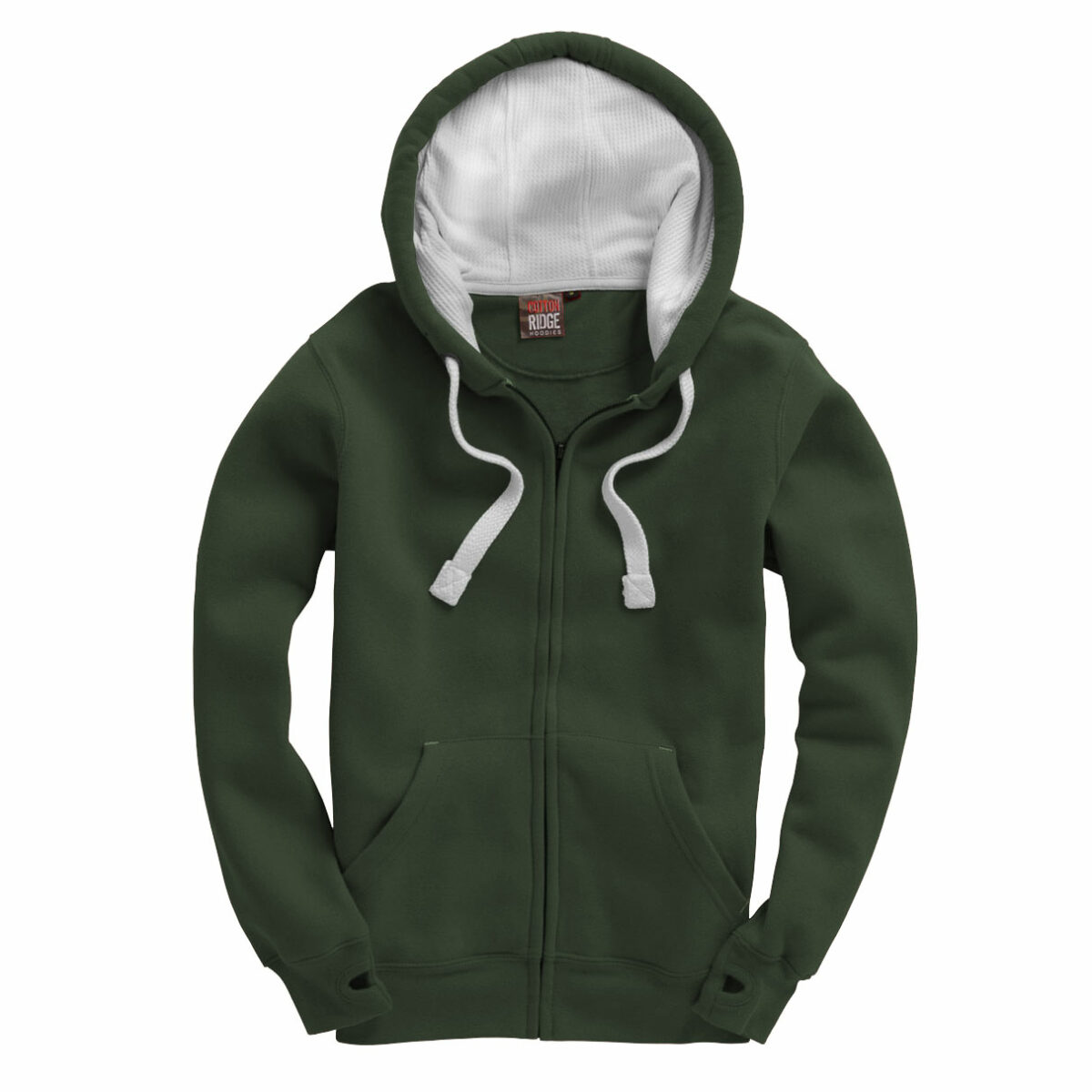 SWEATSHIRT COTTON RIDGE HOODIE ZIPPÉ – Image 8