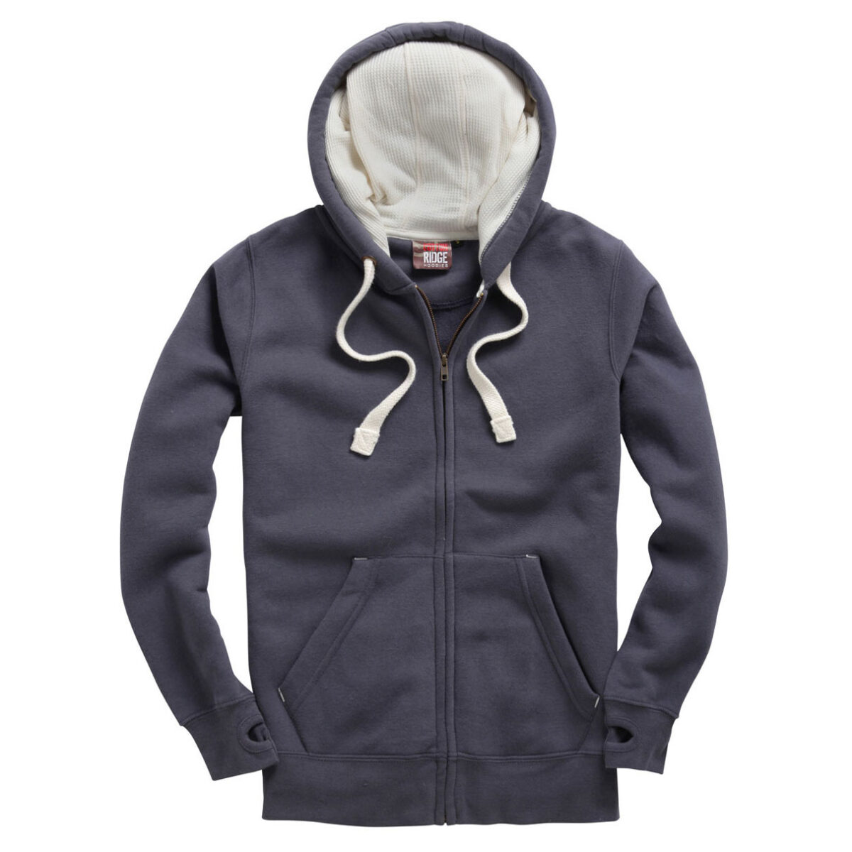 SWEATSHIRT COTTON RIDGE HOODIE ZIPPÉ – Image 13