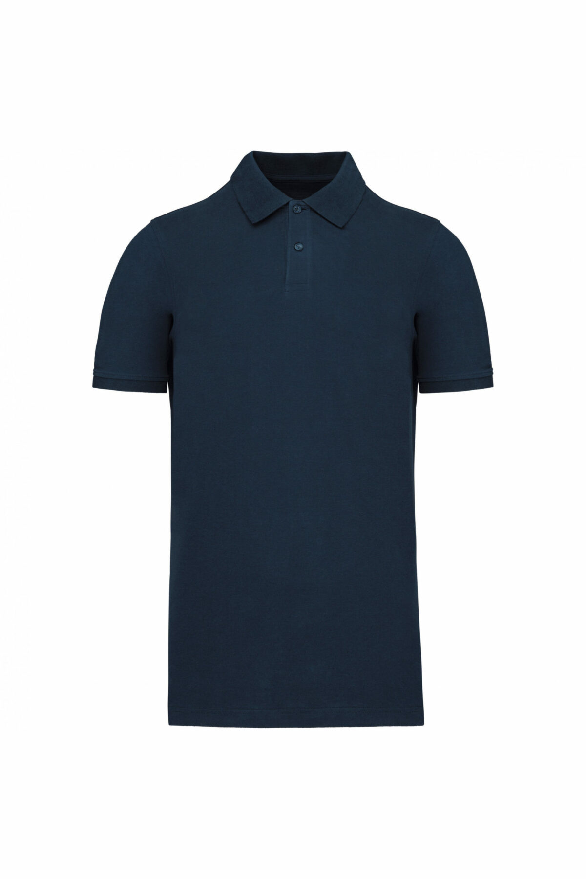 polo piqué homme manche courte navy bleu