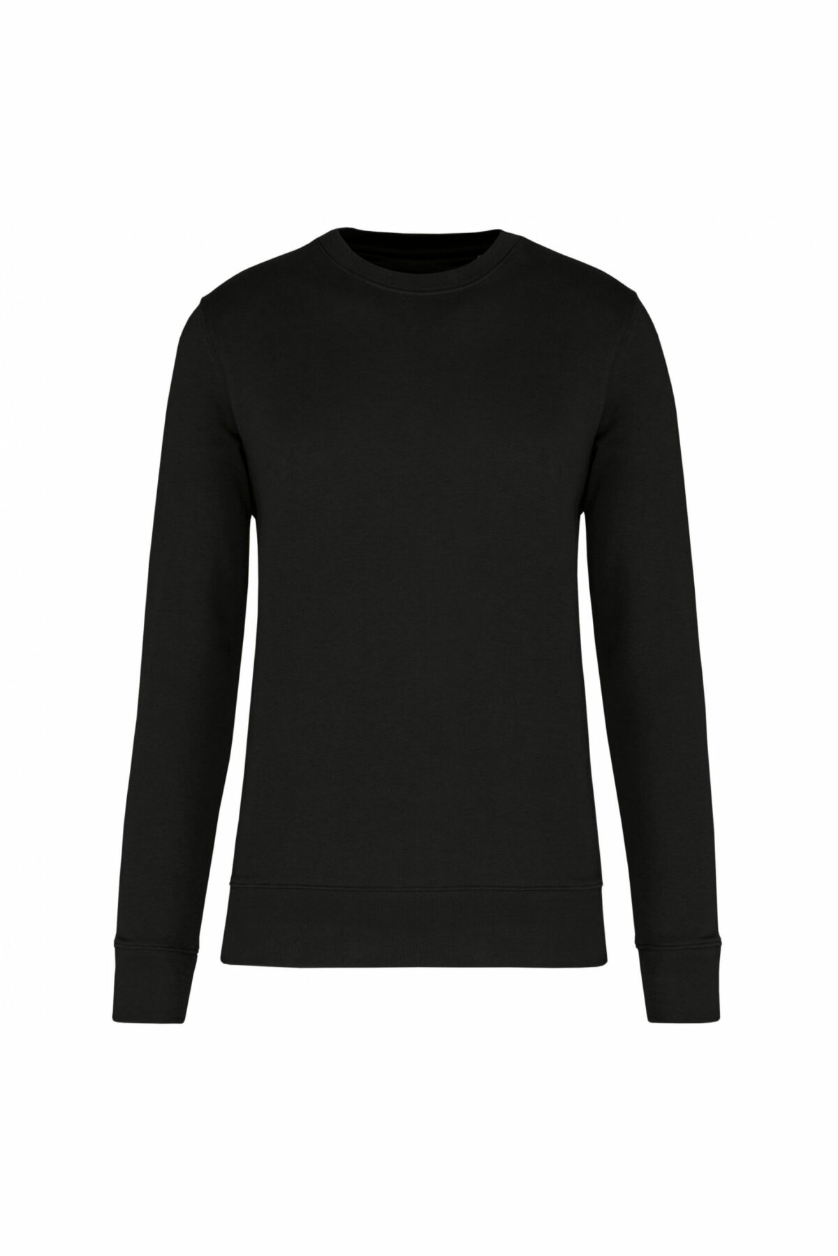 sweat col rond éco responsable noir