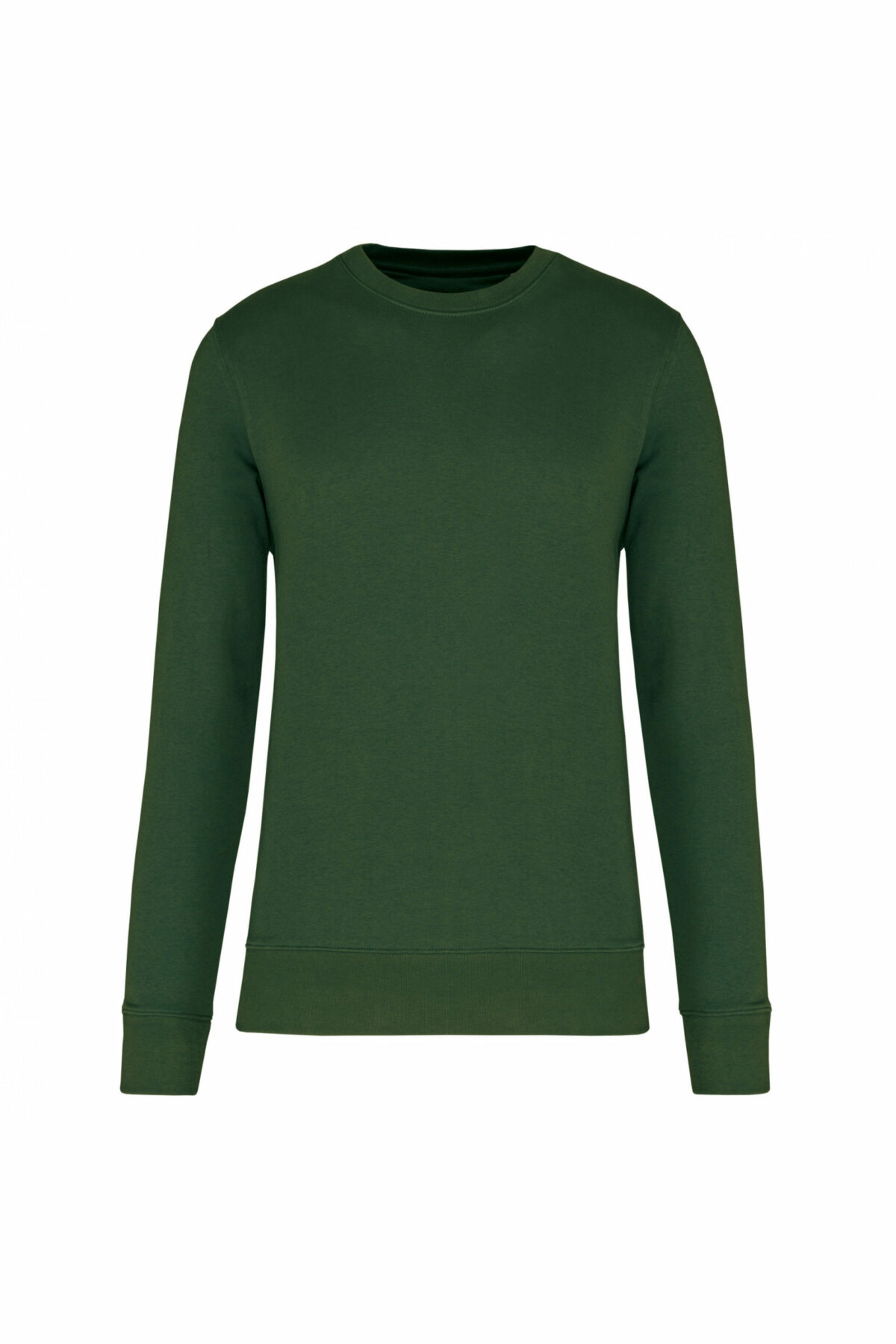 sweat col rond éco responsable vert forêt