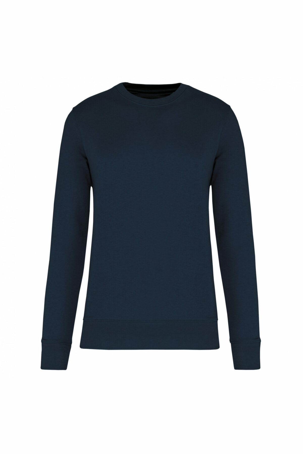 sweat col rond éco responsable bleu navy