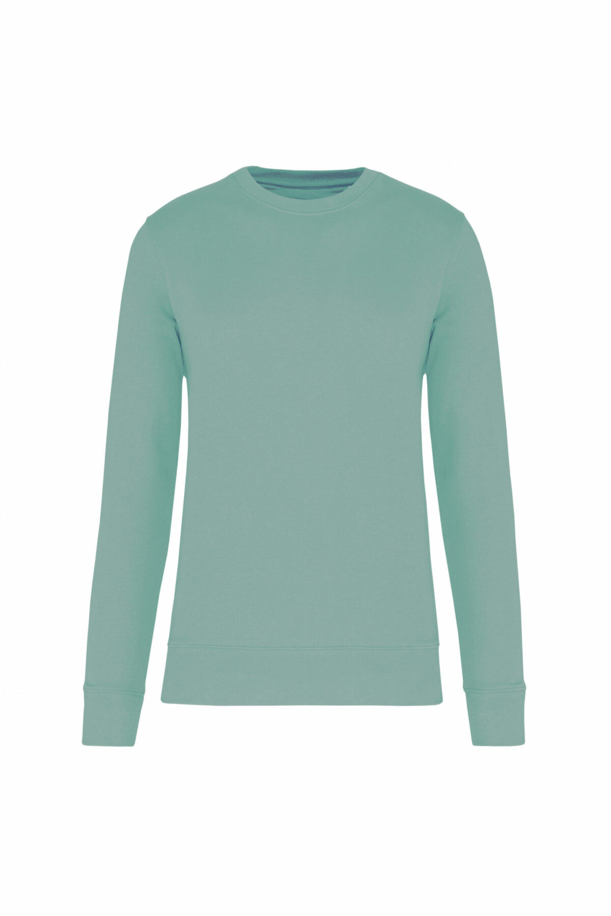 sweat col rond éco responsable vert clair