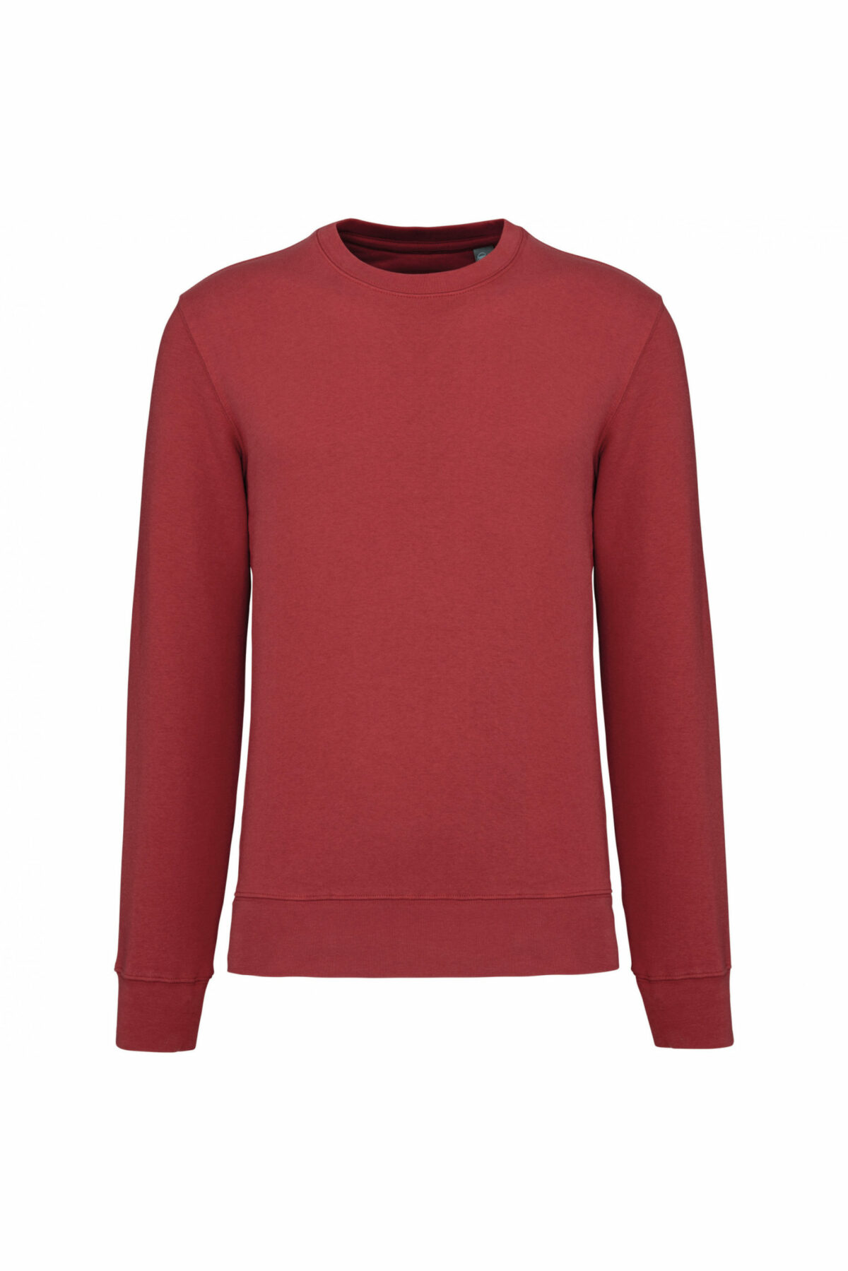 sweat col rond éco responsable rouge