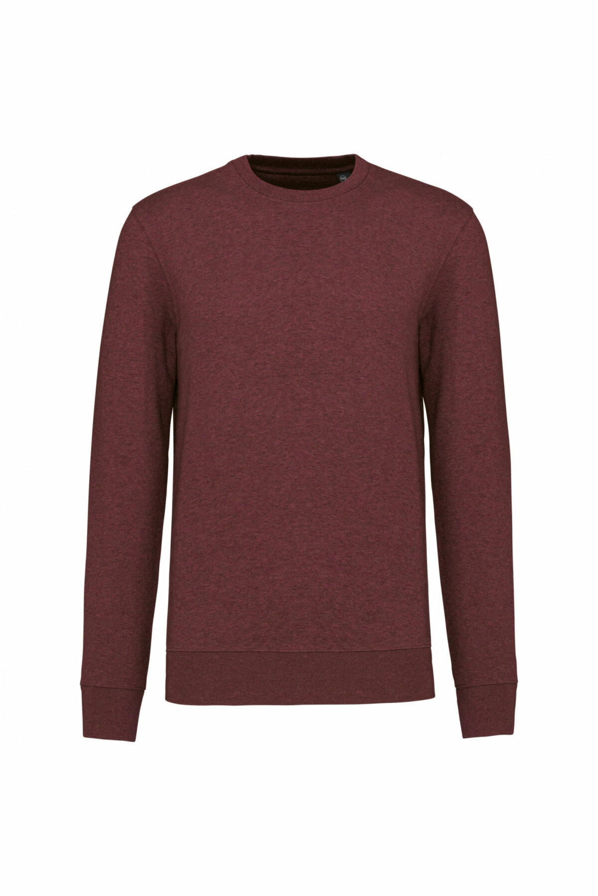 sweat col rond éco responsable bordeaux
