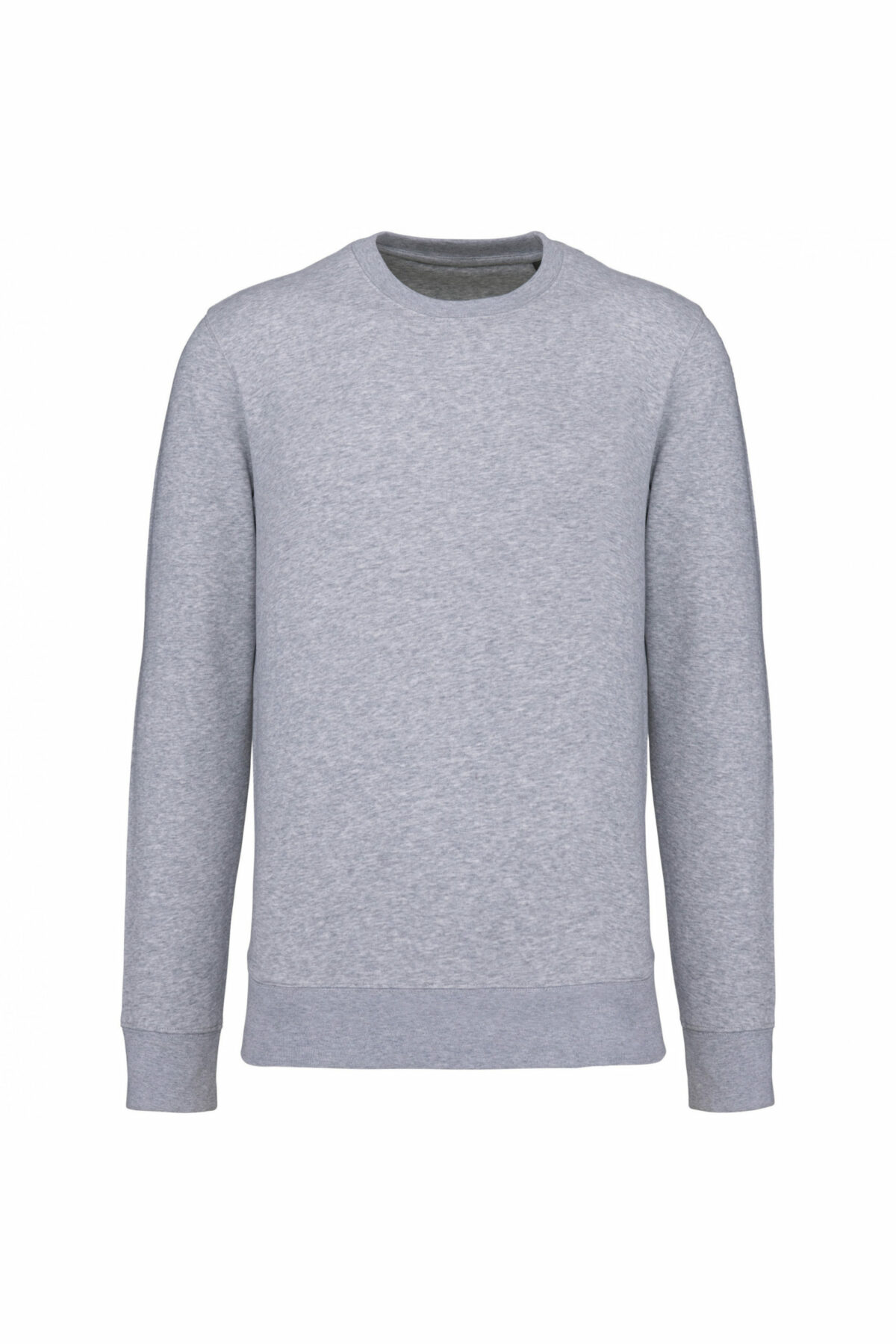 sweat col rond éco responsable enfant gris