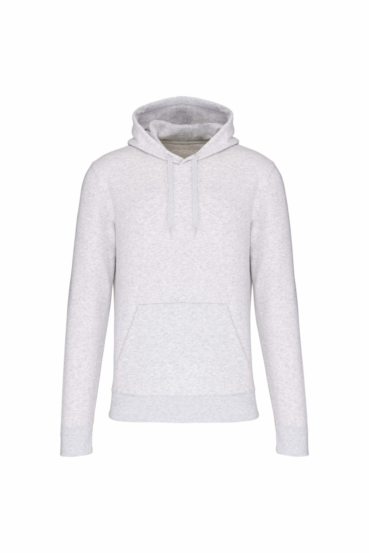 sweat capuche éco responsable cendre chiné