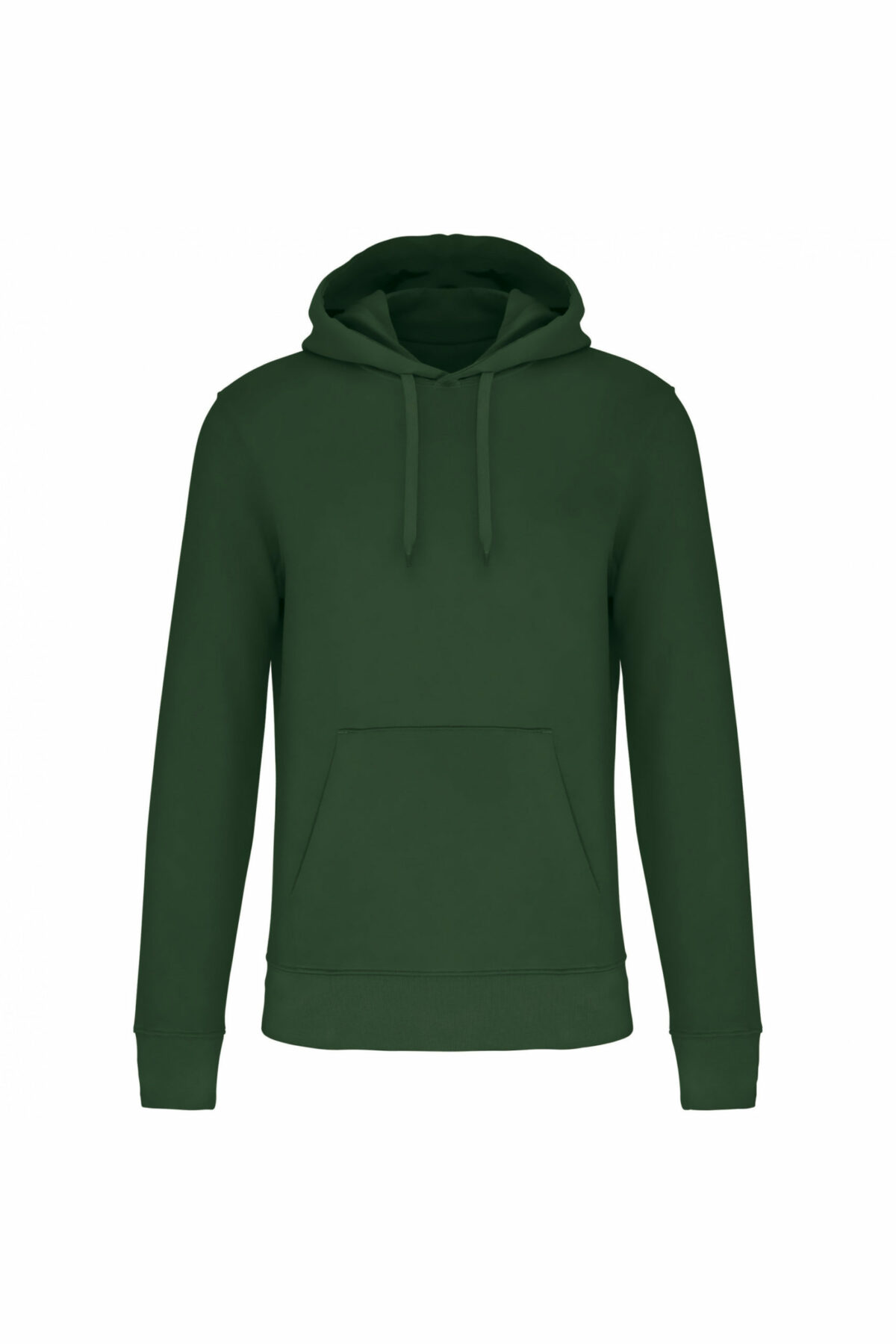 sweat capuche éco responsable homme vert forêt