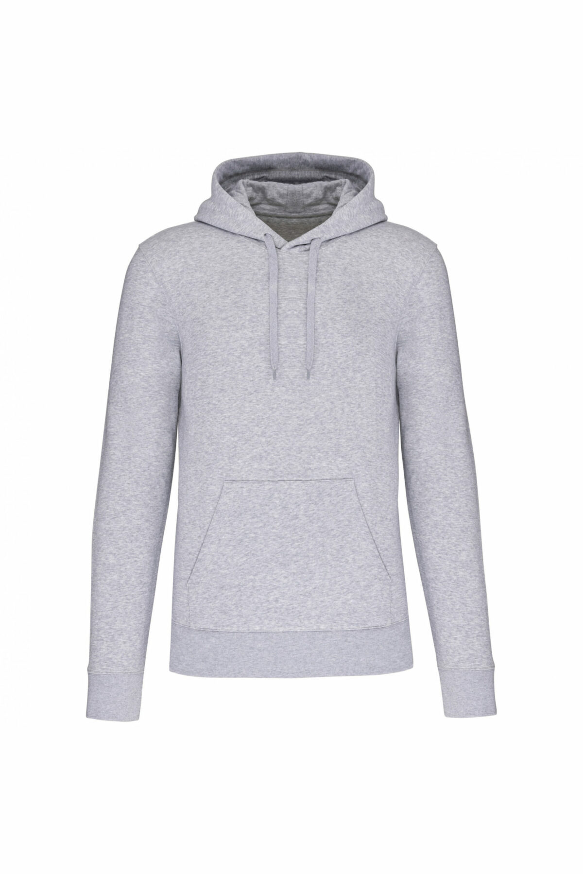sweat capuche éco responsable homme gris chiné