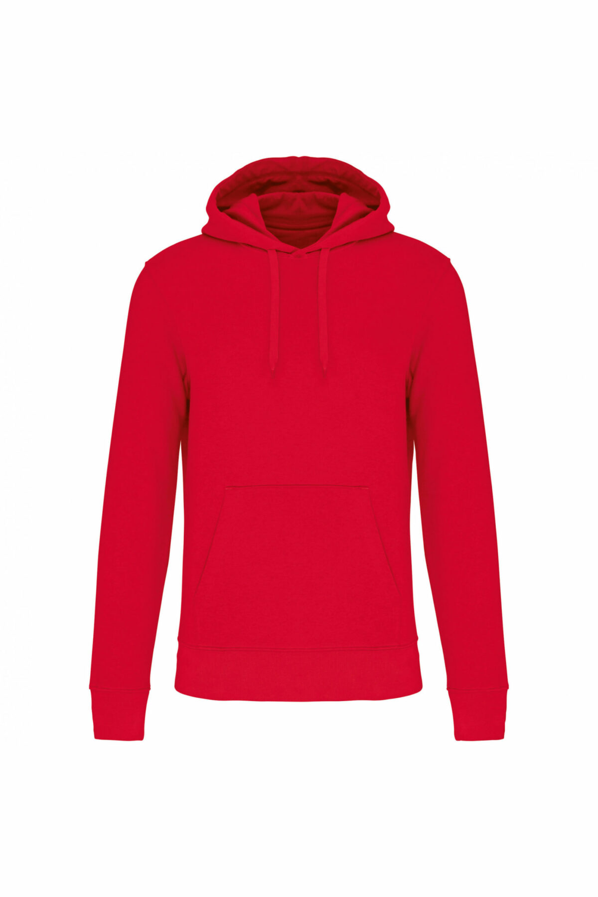 sweat capuche éco responsable homme rouge