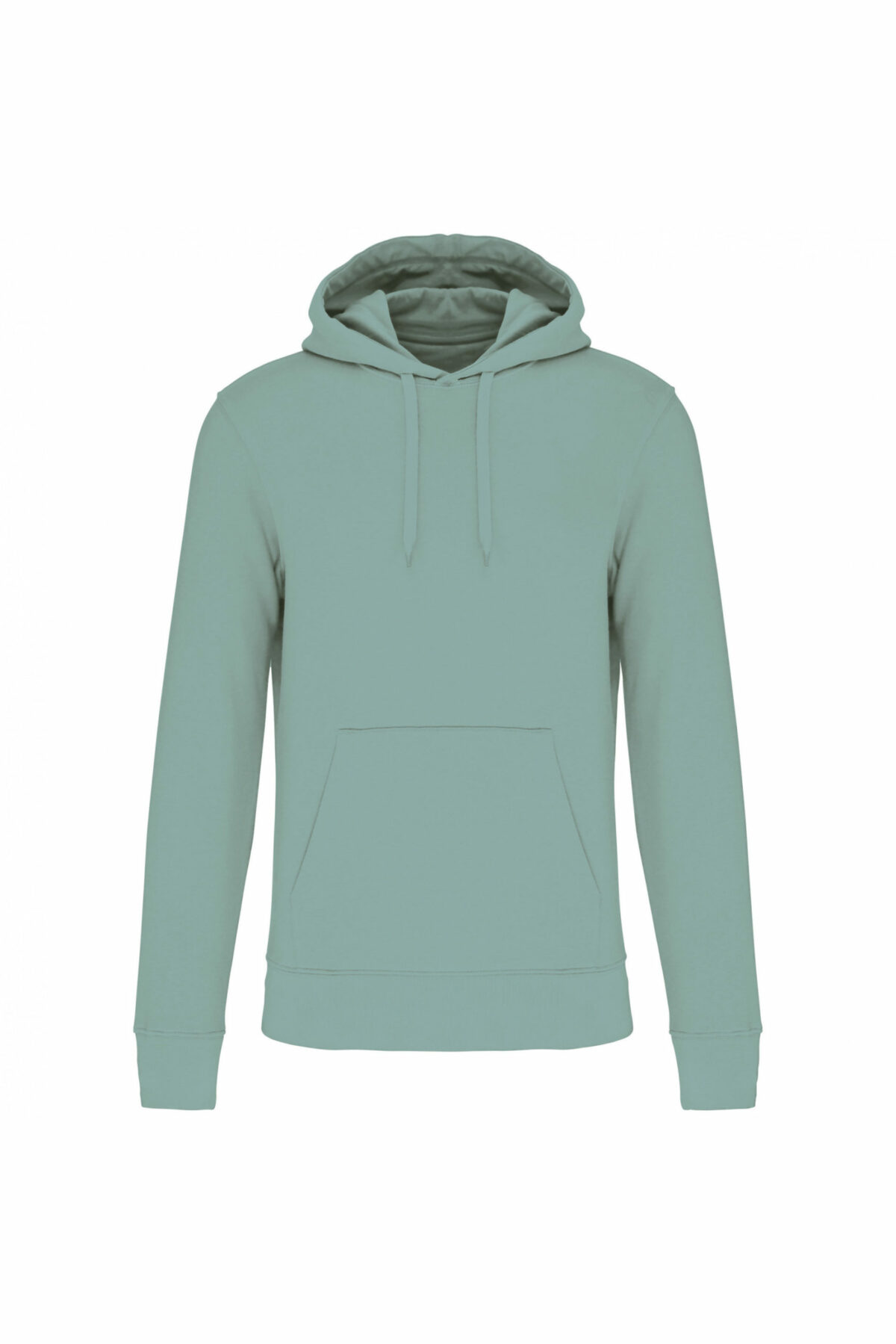 sweat capuche éco responsable homme vert clair