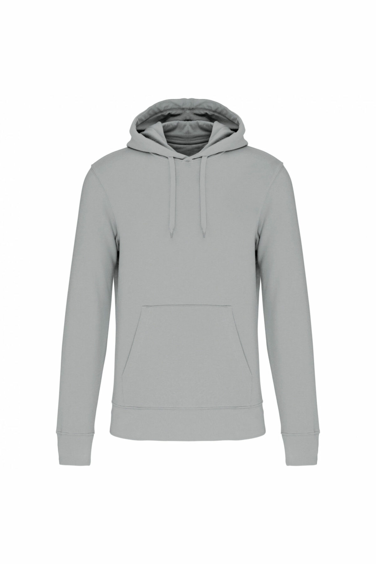 sweat capuche éco responsable homme gris clair