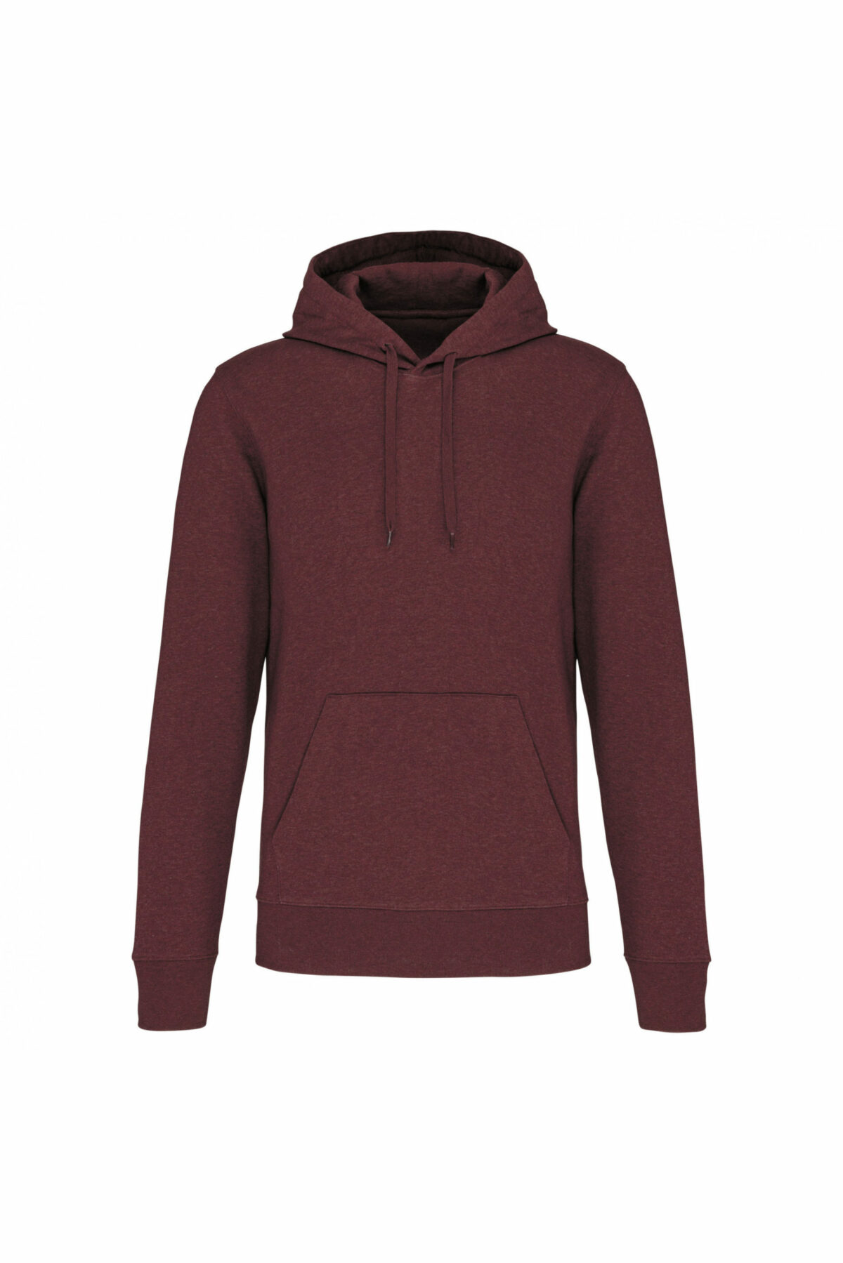 sweat capuche éco responsable homme bordeaux