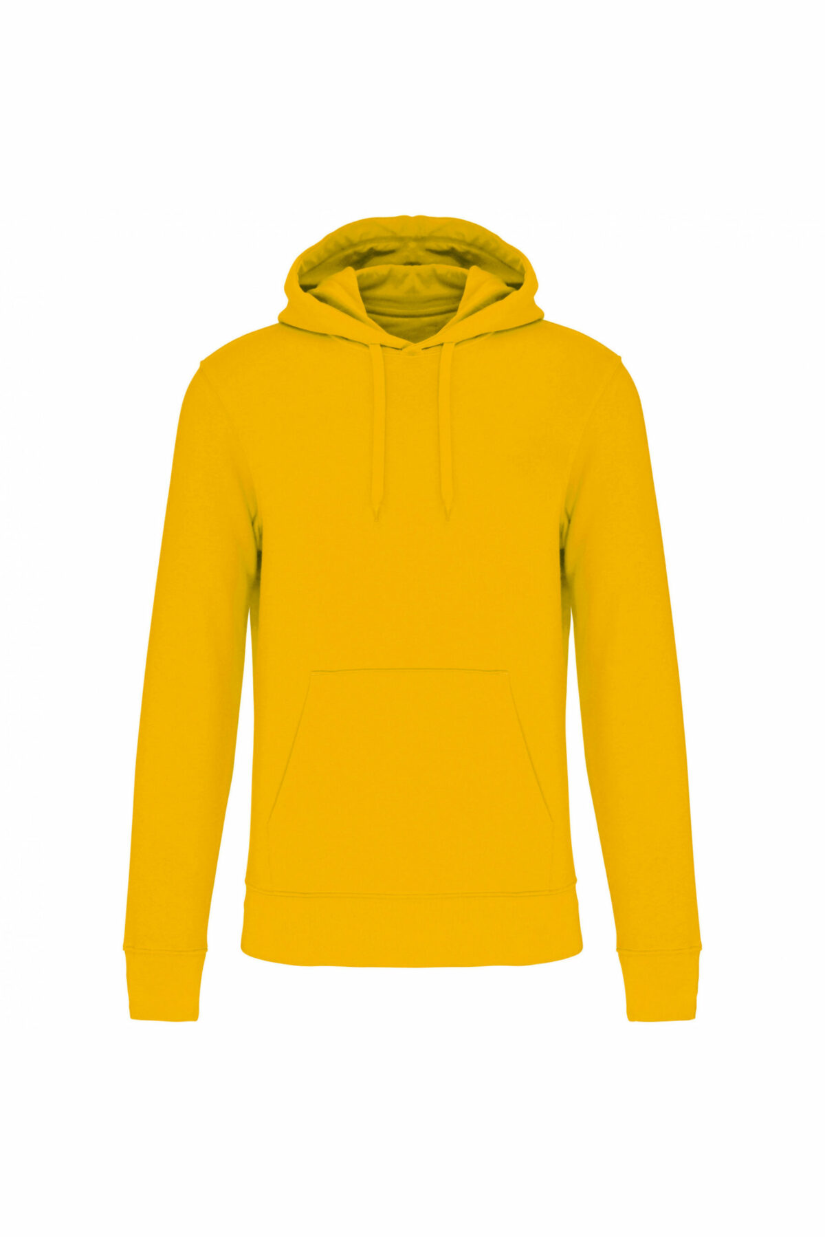 sweat capuche éco responsable homme jaune