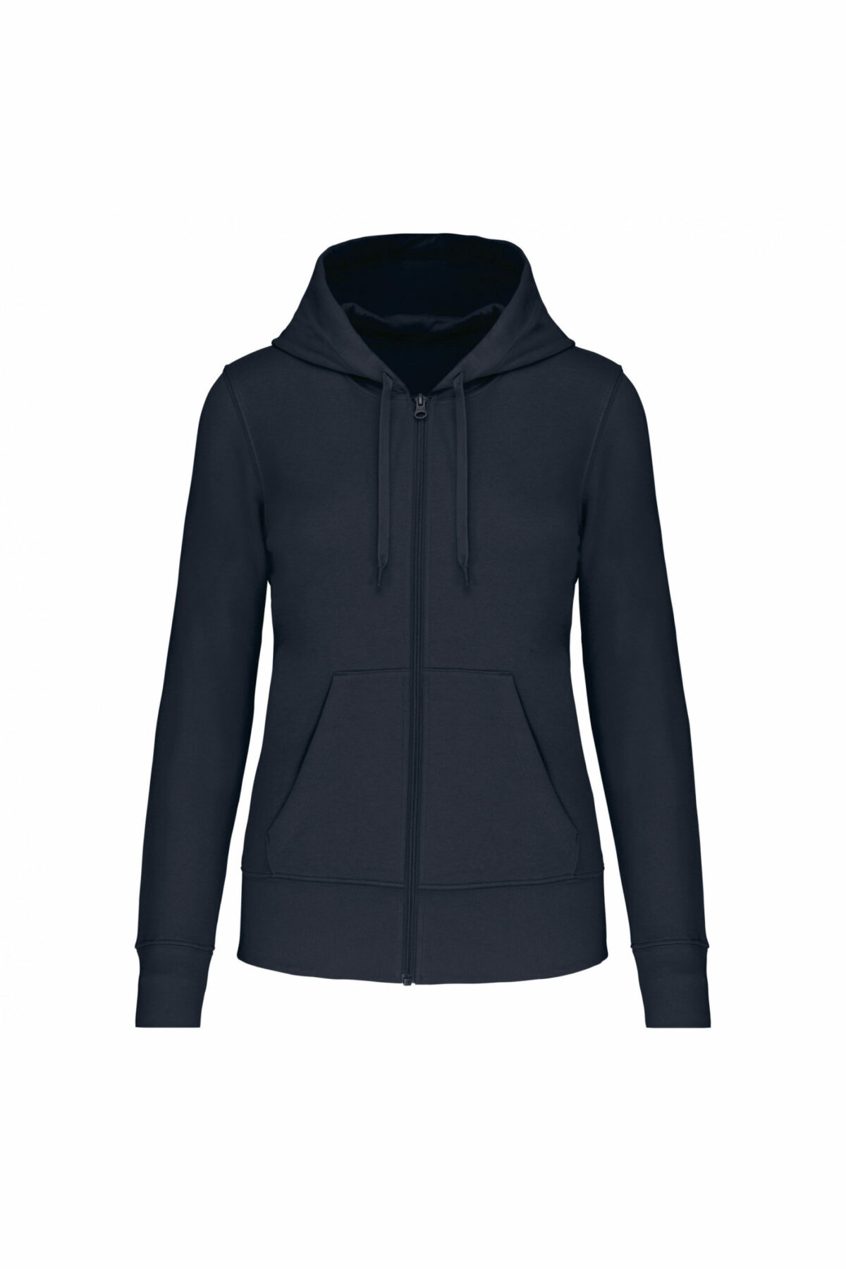 sweat éco responsable zippé femme bleu navy