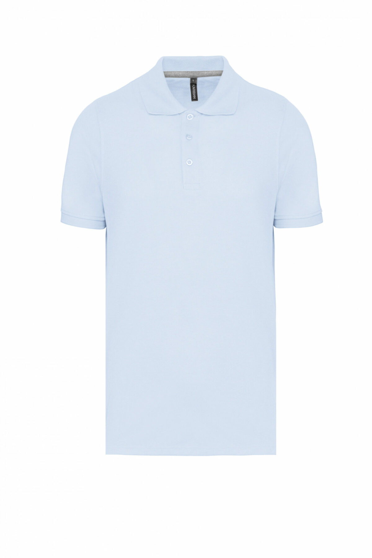 polo manches courtes homme bleu ciel