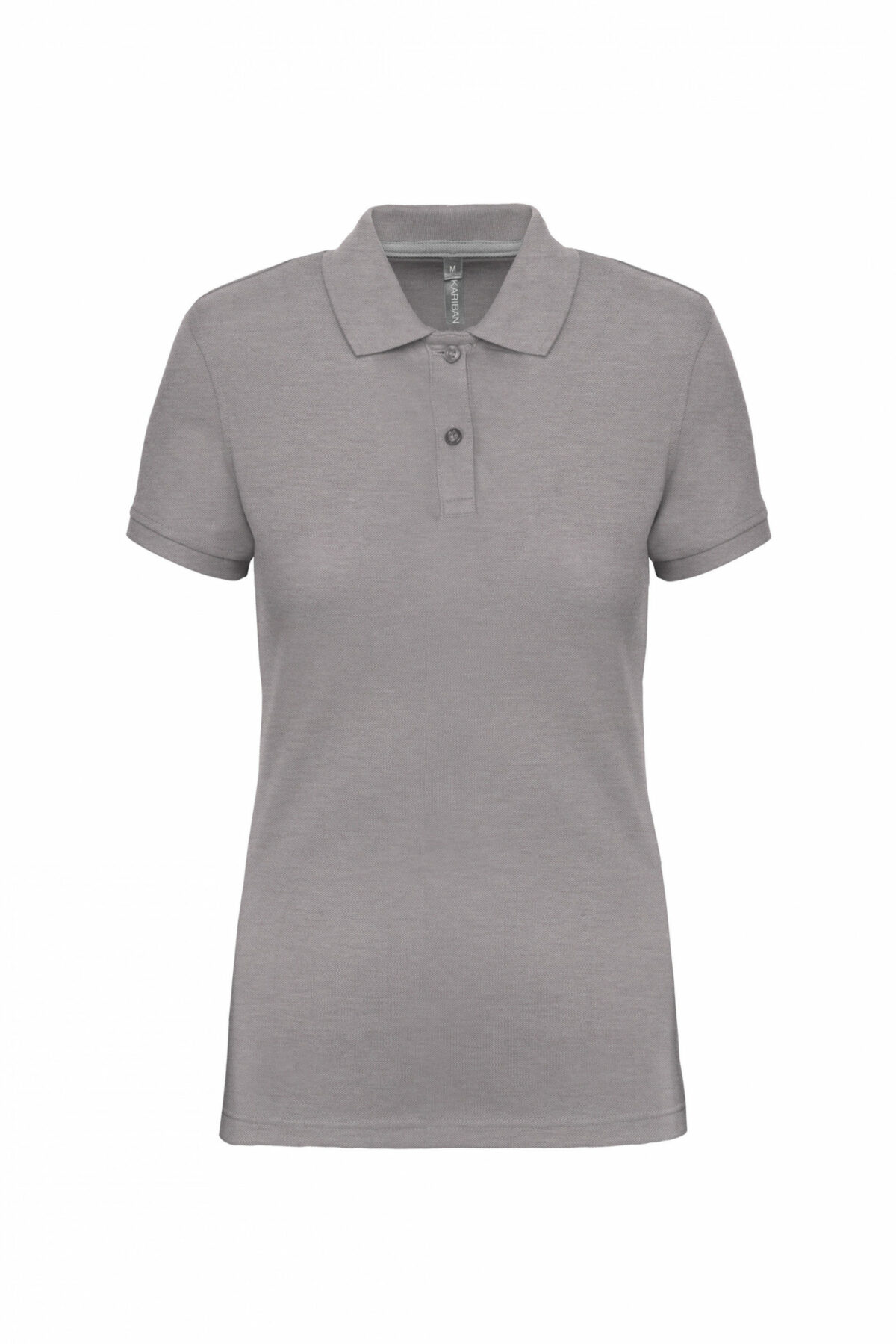 polo manches courtes femme gris oxford