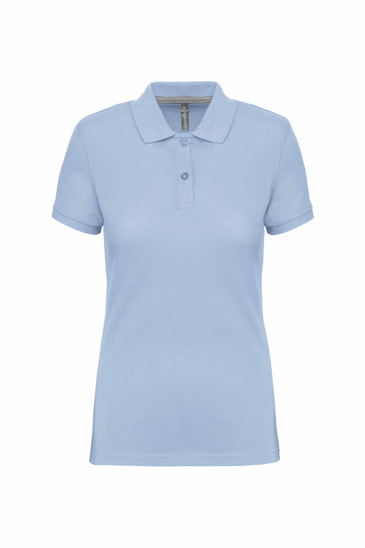 polo manches courtes femme bleu ciel