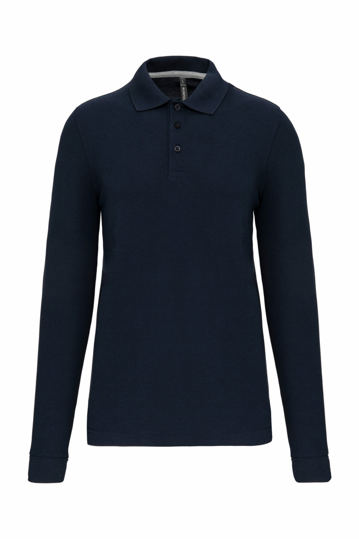 polo femme manche longue bleu navy