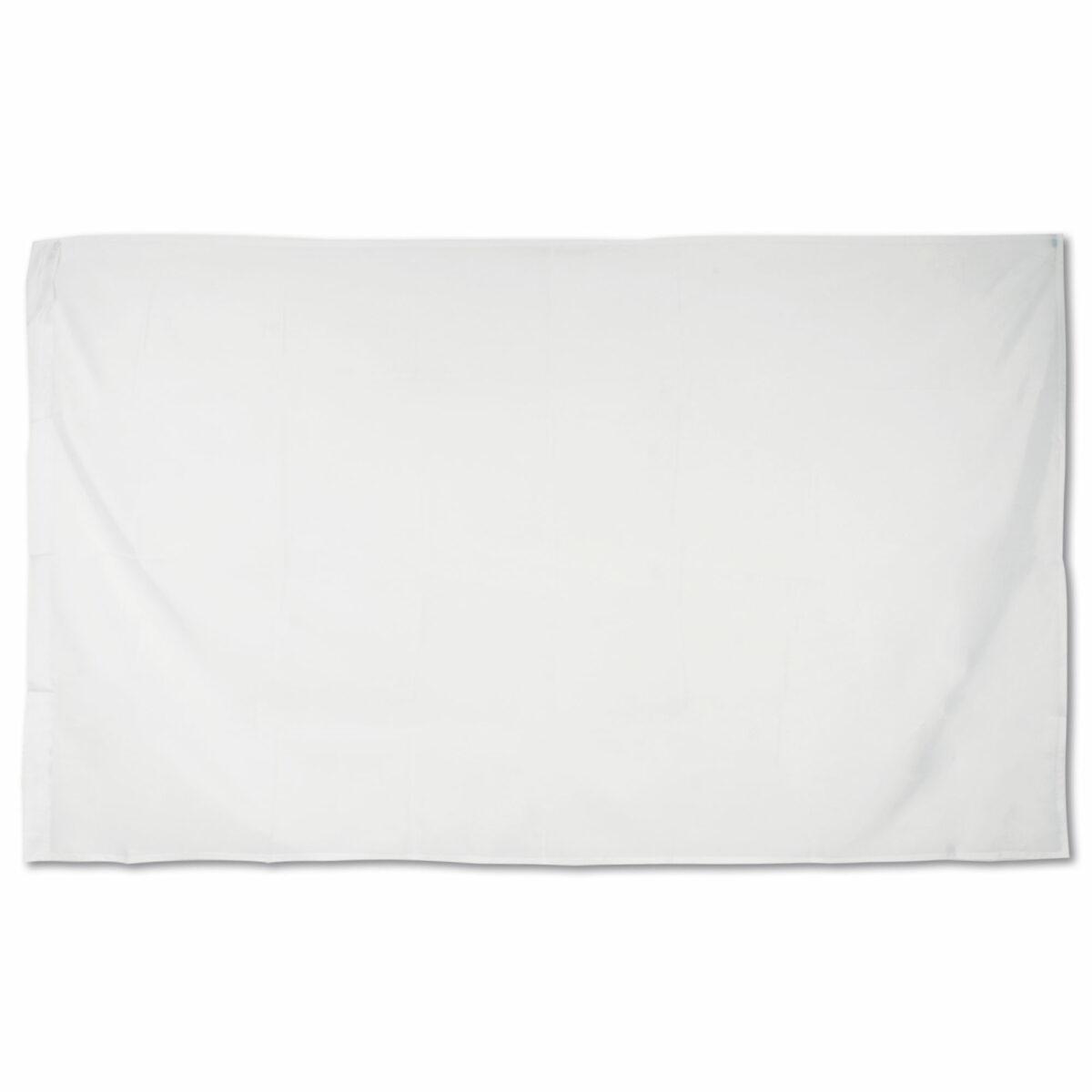 Drapeau blanc à personnaliser